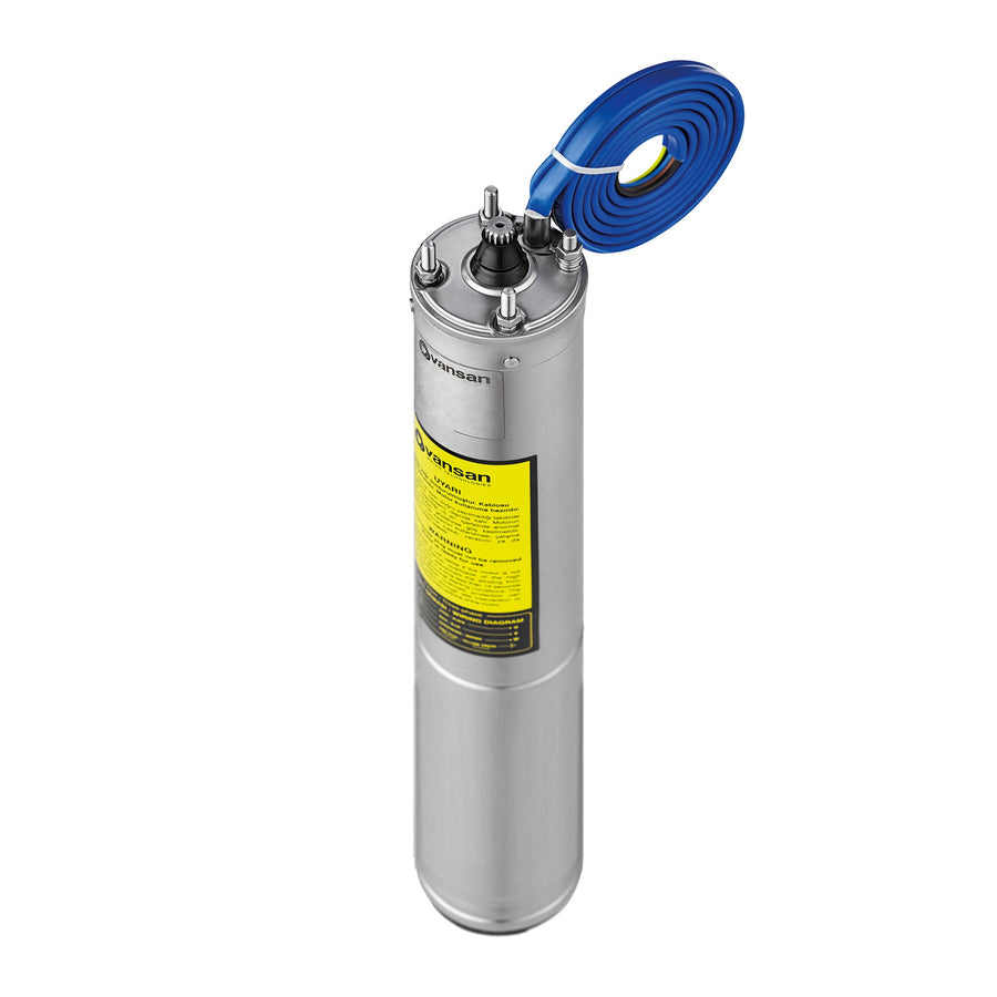 ماتور غاطس Vansan VSM OF 04/1.5T مقاس 4 بوصة 1.5 حصان – قميص التبريد للموتور الغاطس